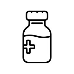 Obraz premium Medicine bottle icon