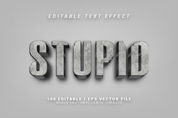 Stupid 3D Style Text Effect
