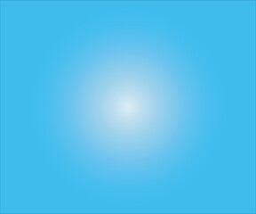 Obraz premium Vivid blue gradient background featuring a soft white glow radiating from the center. Ideal for digital designs, presentations, and creative projects
