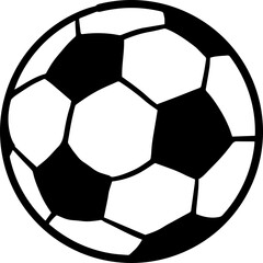 Fototapeta premium football ball soccer silhouette illustration