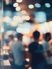 Fototapeta premium Bustling Indoor Marketplace