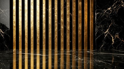 Obraz premium Golden Barricade
