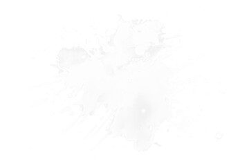Naklejka premium white paint splash illustration watercolor style isolated on white or transparent png