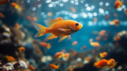 Vibrant Tropical Sea Underwater: Coral Reef and Marine Life