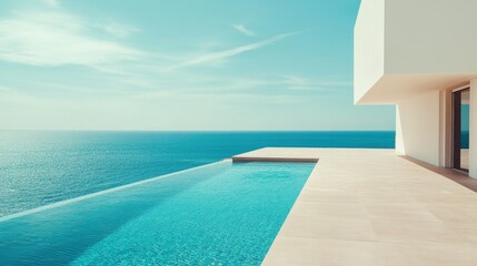 Fototapeta premium Luxurious Ocean View Retreat