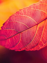 Autumn Leaf Closeup