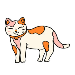 Obraz premium cute cat with a smile