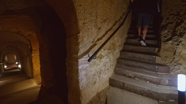 The Camerano caves (also called "underground city of Camerano") are an underground complex in the Marche region of Italy