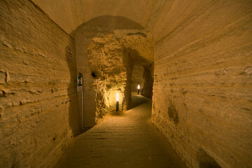 The Camerano caves (also called "underground city of Camerano") are an underground complex in the Marche region of Italy