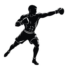 Naklejka premium silhouette of a player