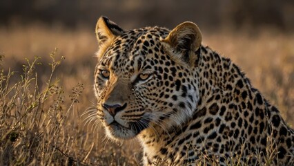 Fototapeta premium The Stalking Leopard