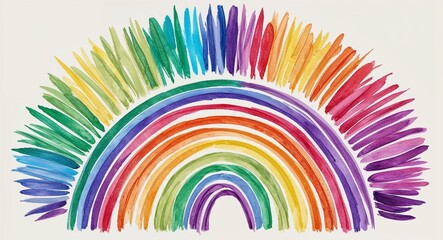 Obraz premium Designing multicolor bursts with every shade of the rainbow to represent diversity hope and celebration