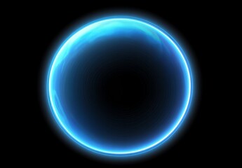 Fototapeta premium Abstract Digital Planet Earth with Glowing Lights on Dark Background, Global Network and Connectivity Concept