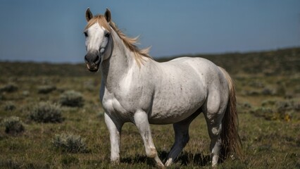 Obraz premium Horse in the Wild