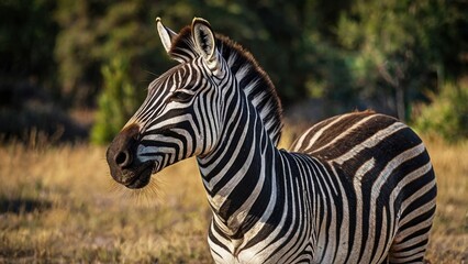 Striped Beauty of the Savanna
