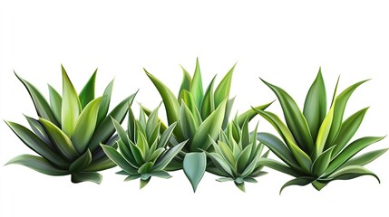 Obraz premium green grass isolated on white