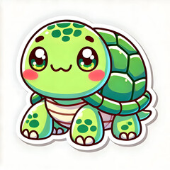 cute turtle sticker