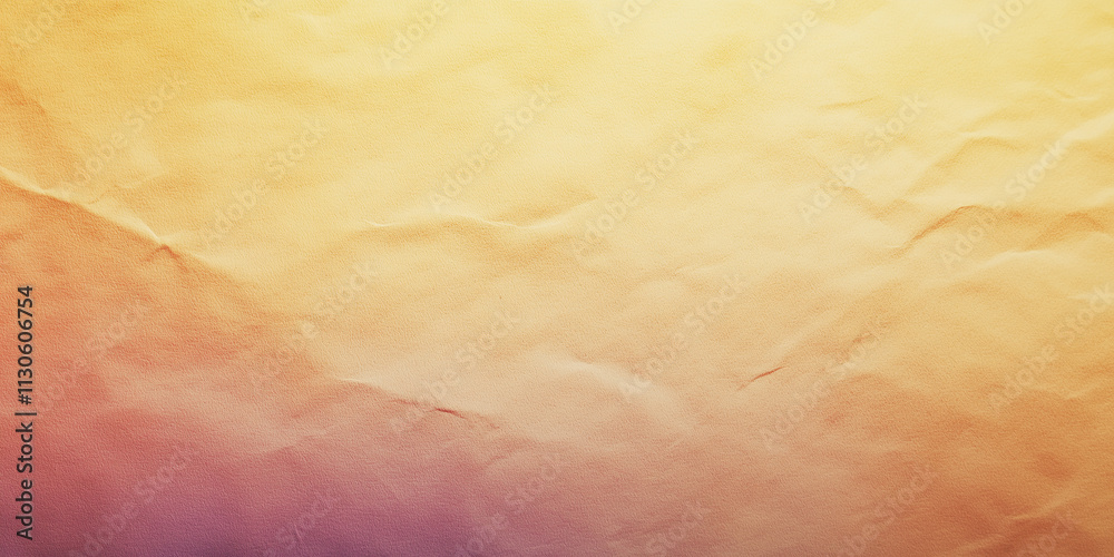 Poster Warm gradient paper texture with subtle creases and soft colors