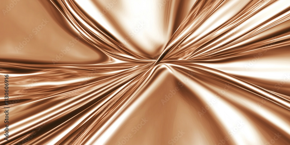Poster smooth copper sheet texture with shiny metallic finish