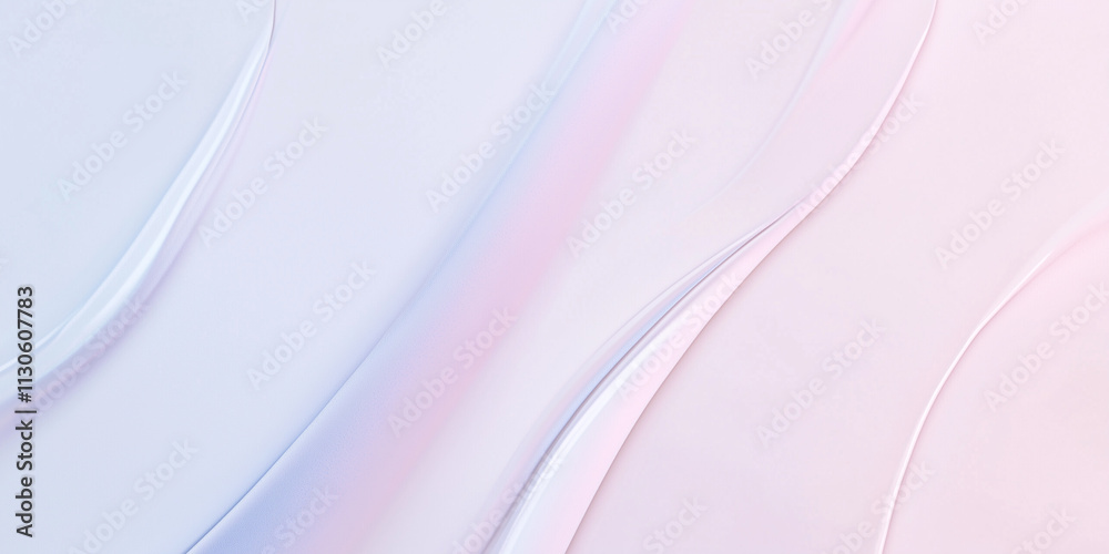 Leinwandbilder soft pastel abstract background with smooth flowing lines and gentle hues