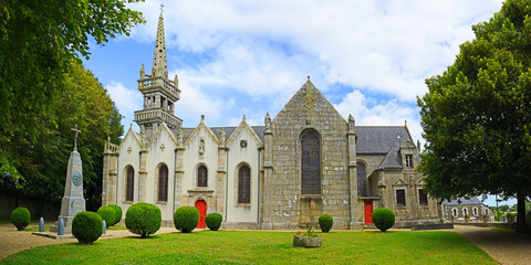 Plouzévédé village church. Plouzévédé is a French commune located in the Finistère department, in the Brittany region.