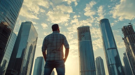 person walking on the street
