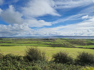 Obraz premium Fields and farming landscape of Ireland
