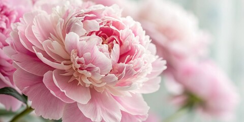 Fototapeta premium Lush pink peony 