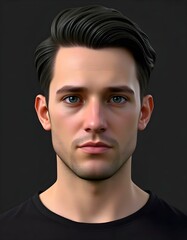Adult male 3D model 