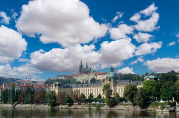 Fototapeta premium St Vitus Cathedral and Prague Castle, Czech Republic
