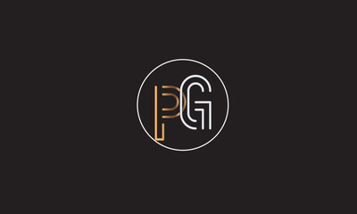 PG, GP, P, G Abstract Letters Logo Monogram	