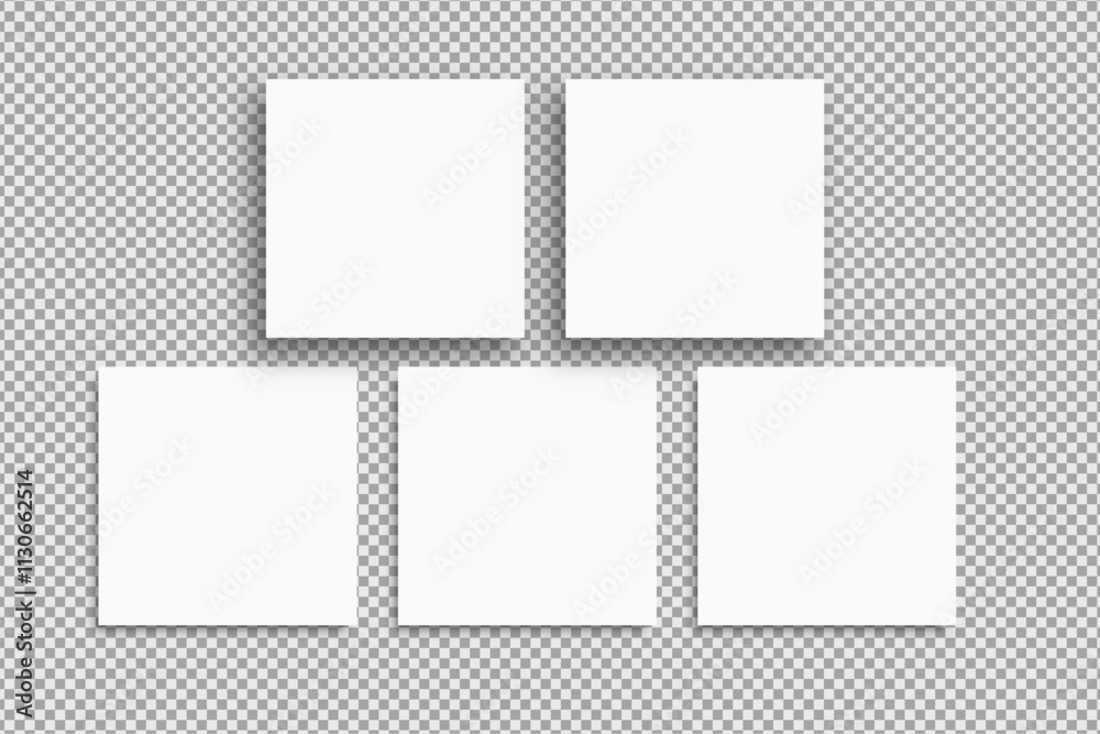 Poster social media post interface mockup. social media mobile app page template design for user carousel s