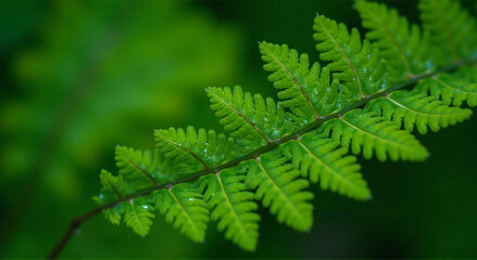 close up of fern