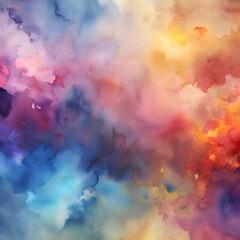 Obraz premium Abstract Watercolor Background with Vibrant Colors.