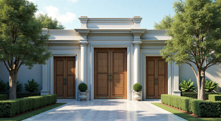 Fototapeta premium entrance to the palace