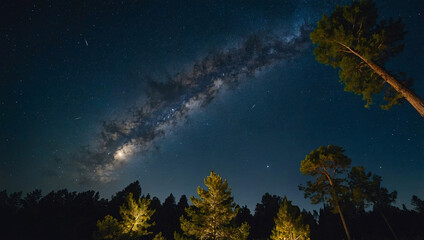 Fototapeta premium vibrant Milky Way view