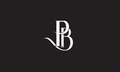 PB, BP, P, B Abstract Letters Logo Monogram