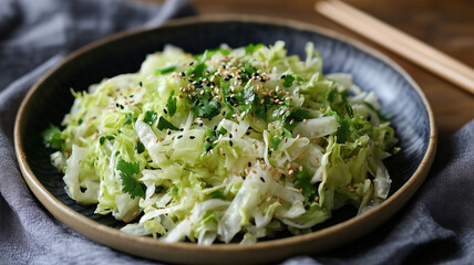 和風ドレッシングのキャベツの千切り