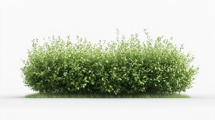 green grass isolated on white