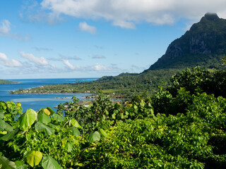 Fototapeta premium Mo'orea, French Polynesia, a complete paradise for hiking and diving.