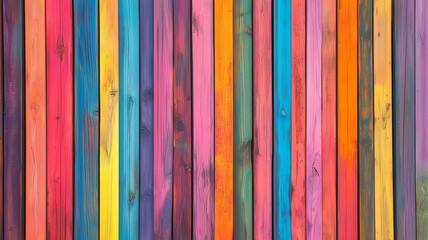 カラフルな木材テクスチャ