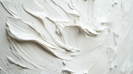 Obraz premium textured white paint background for artistic design