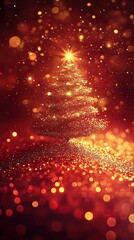 Obraz premium Magical Festive Scene with Bold Seasonal Colors