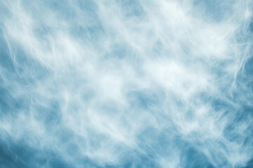 Obraz premium Beautiful soft white clouds in a clear blue sky