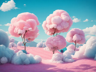 Cotton candy land
