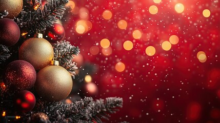 Magical Festive Scene with Bold Seasonal Colors