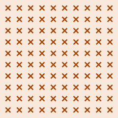 Retro X Simple Geometric Pattern Modern Shapes Background