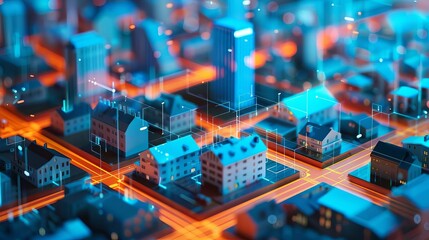 Obraz premium electronic circuit board