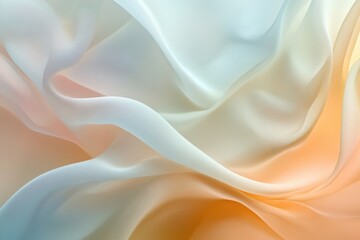 Obraz premium Abstract flowing pastel tones resembling delicate silk fabric in soft colors