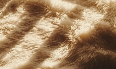 A close-up image of a furry animal's fur, showcasing its texture, generated by AI.